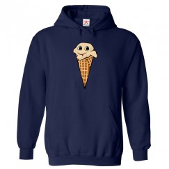 Ice Cream Cone Classic Unisex Kids and Adults Pullover Hoodie									 									 									